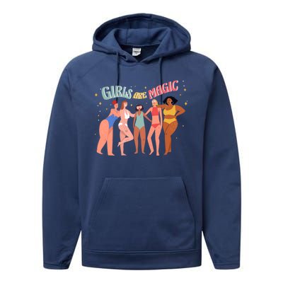 Girls Are Magic Performance Fleece Hoodie