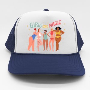 Girls Are Magic Trucker Hat