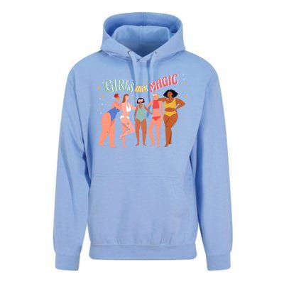 Girls Are Magic Unisex Surf Hoodie