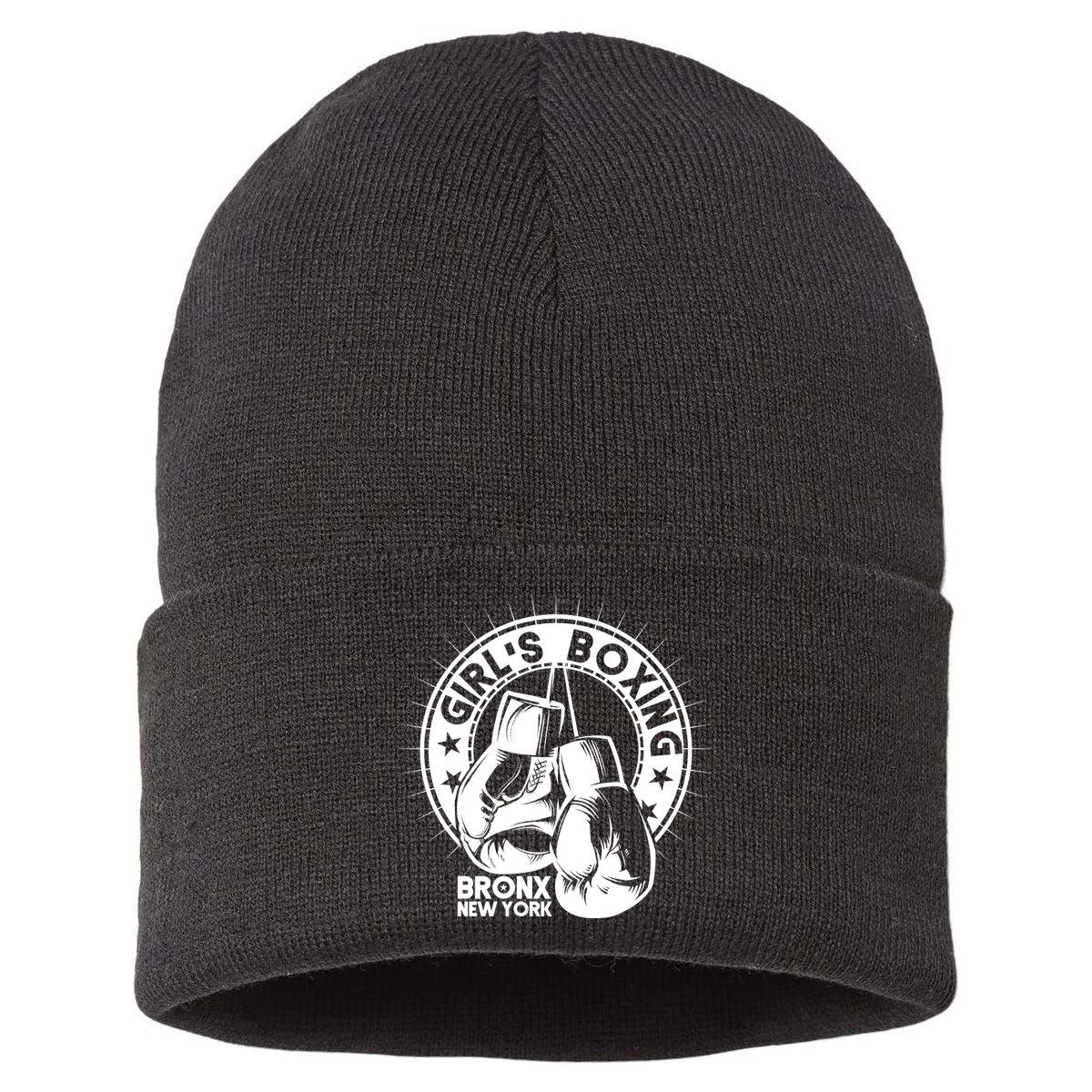 Girl's Boxing Bronx New York Sustainable Knit Beanie