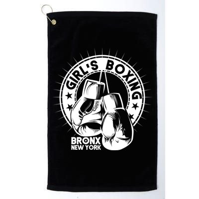 Girl's Boxing Bronx New York Golf Towel