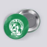 Girl's Boxing Bronx New York Button