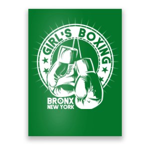 Girl's Boxing Bronx New York Poster