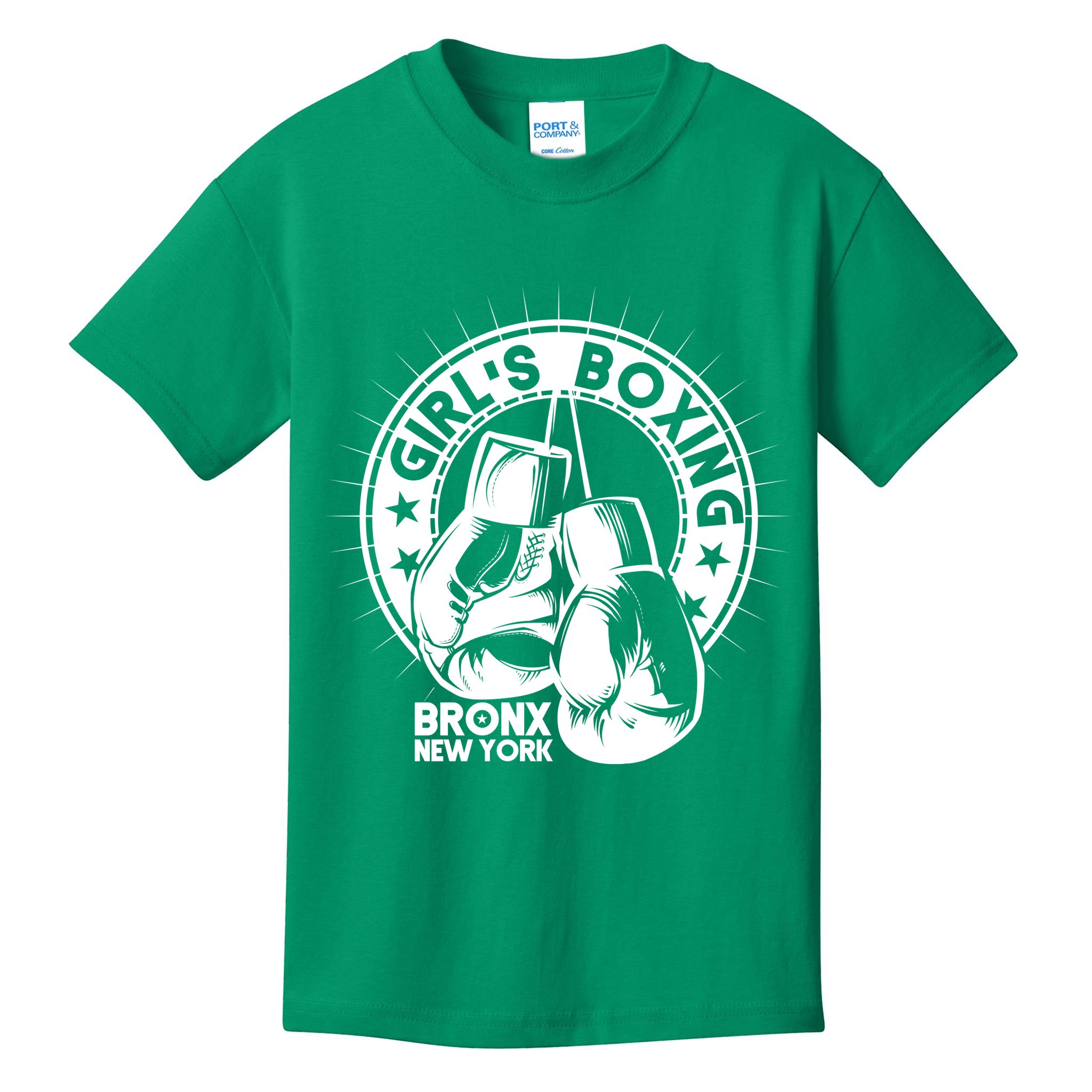 Girl's Boxing Bronx New York Kids T-Shirt