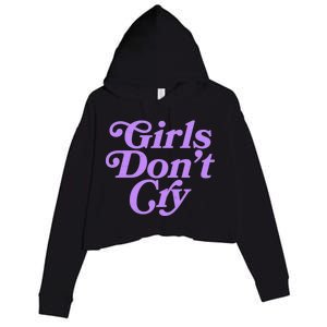 Girls Don't Cry Crop Fleece Hoodie