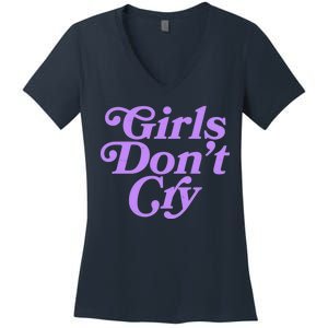 Girls Don't Cry Women's V-Neck T-Shirt