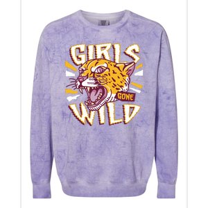 Girls Gone Wild Cheetah Colorblast Crewneck Sweatshirt