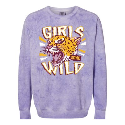 Girls Gone Wild Cheetah Colorblast Crewneck Sweatshirt