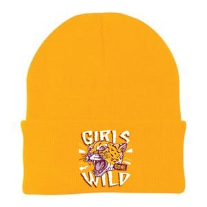 Girls Gone Wild Cheetah Knit Cap Winter Beanie