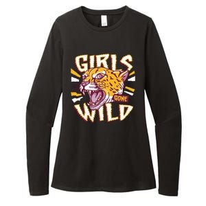 Girls Gone Wild Cheetah Womens CVC Long Sleeve Shirt