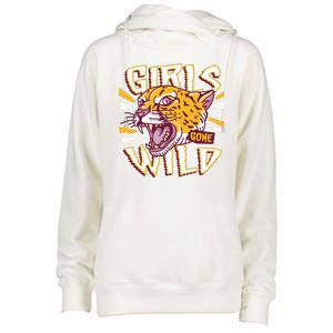 Girls Gone Wild Cheetah Womens Funnel Neck Pullover Hood