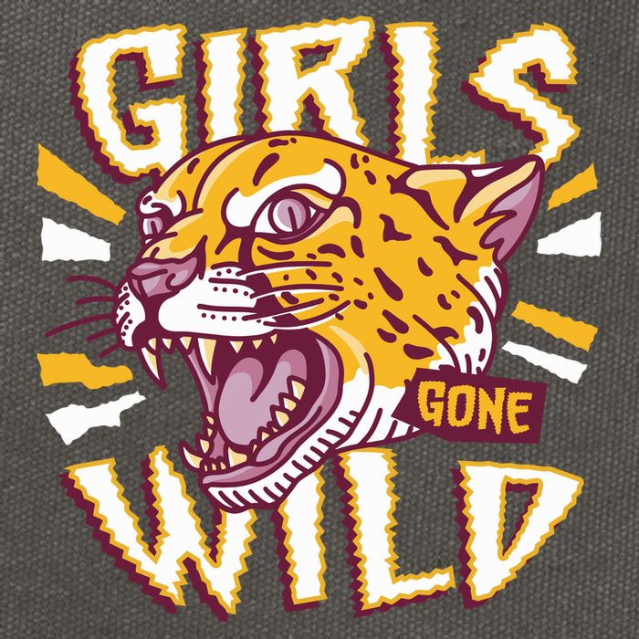 Girls Gone Wild Cheetah Cotton Canvas Backpack
