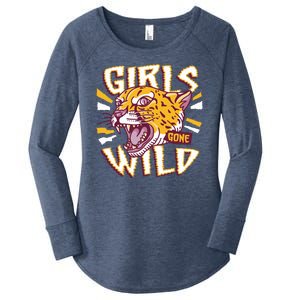 Girls Gone Wild Cheetah Women's Perfect Tri Tunic Long Sleeve Shirt