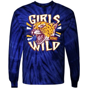 Girls Gone Wild Cheetah Tie-Dye Long Sleeve Shirt