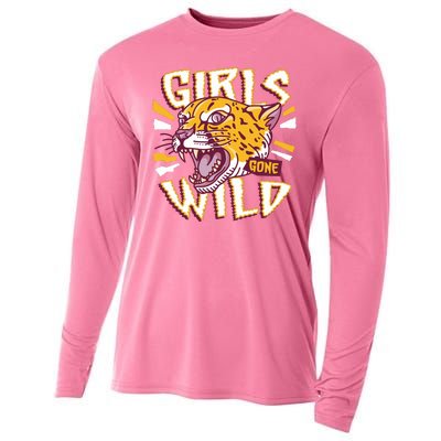 Girls Gone Wild Cheetah Cooling Performance Long Sleeve Crew