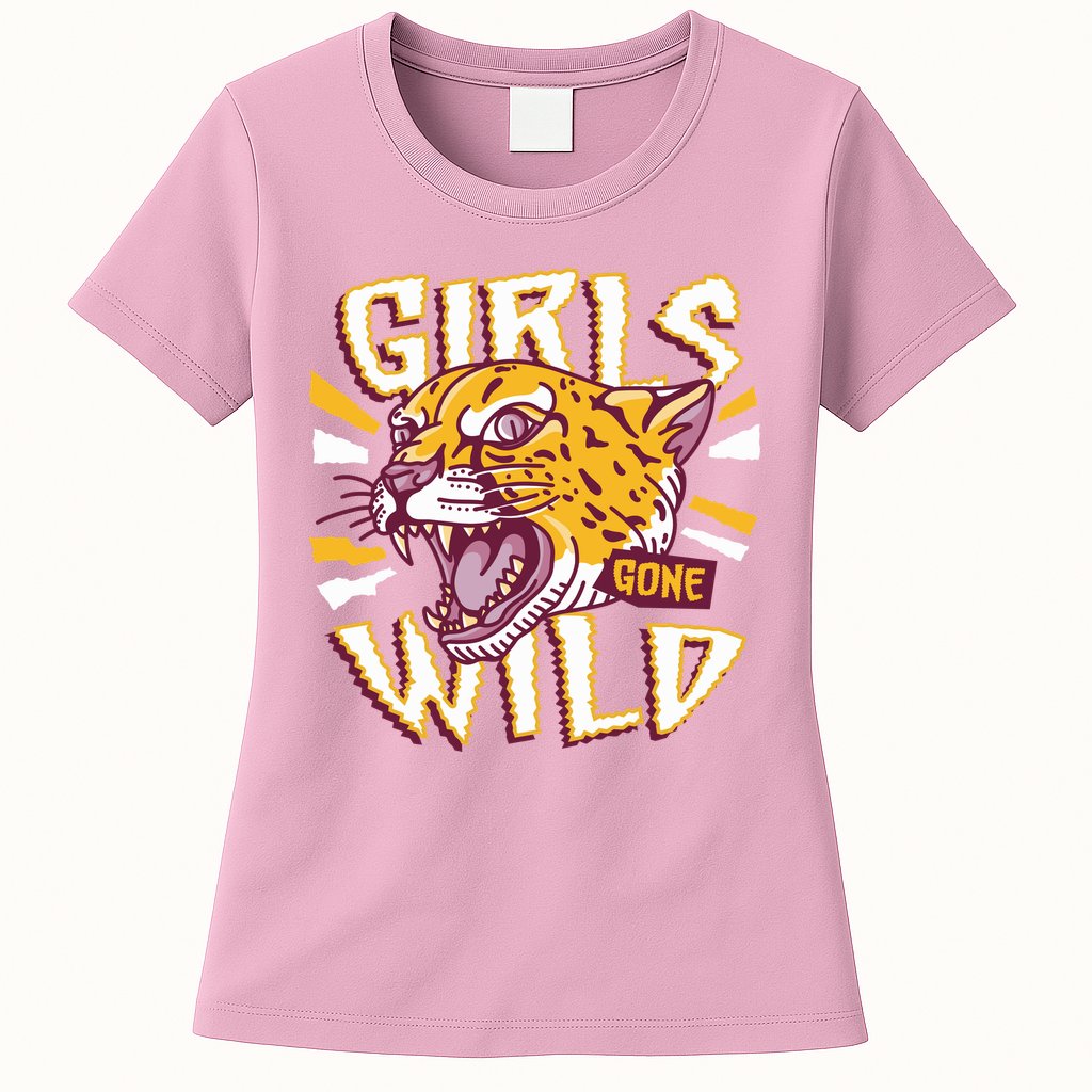 Girls Gone Wild Cheetah Womens T-Shirt