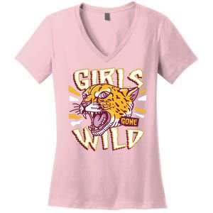 Girls Gone Wild Cheetah Women's V-Neck T-Shirt