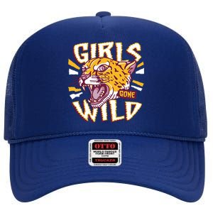 Girls Gone Wild Cheetah High Crown Mesh Back Trucker Hat