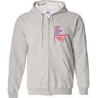 Girls Just Wanna Have Fun-damental Human Rights Full Zip Hoodie