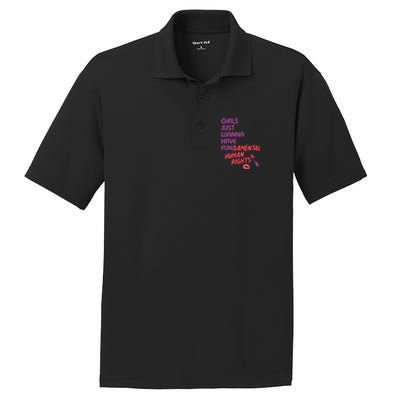 Girls Just Wanna Have Fun-damental Human Rights PosiCharge RacerMesh Polo