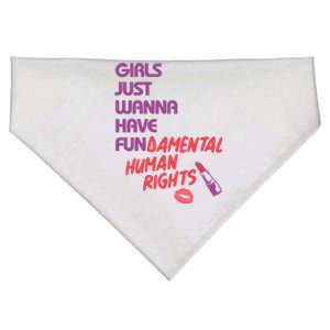 Girls Just Wanna Have Fun-damental Human Rights USA-Made Doggie Bandana