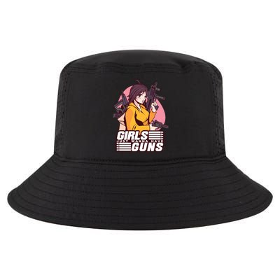 Girls Just Wanna Have Guns Anime Cool Comfort Performance Bucket Hat