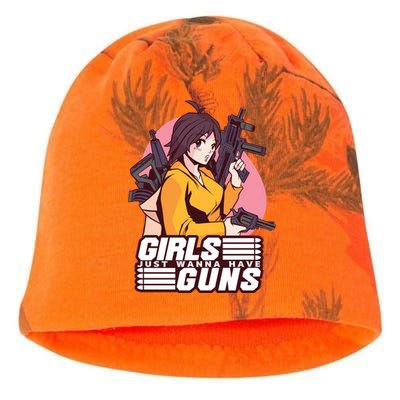 Girls Just Wanna Have Guns Anime Kati - Camo Knit Beanie