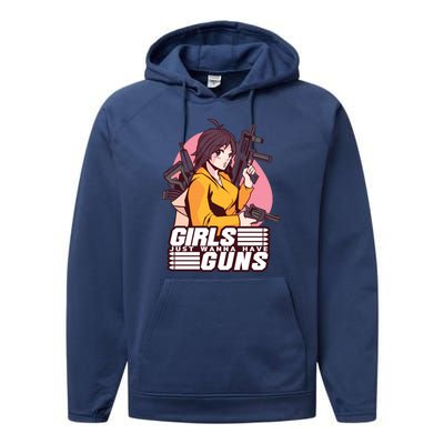 Girls Just Wanna Have Guns Anime Performance Fleece Hoodie