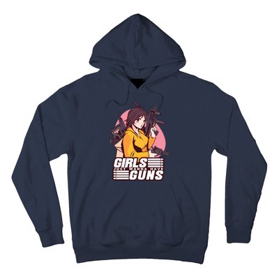 Girls Just Wanna Have Guns Anime Hoodie