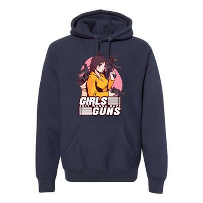 Girls Just Wanna Have Guns Anime Premium Hoodie