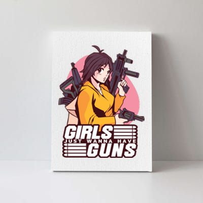 Girls Just Wanna Have Guns Anime Canvas