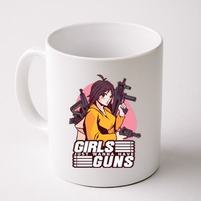 Girls Just Wanna Have Guns Anime Coffee Mug