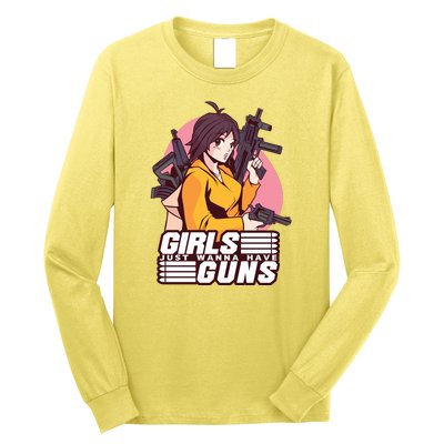 Girls Just Wanna Have Guns Anime Long Sleeve Shirt