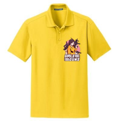 Girls Just Wanna Have Guns Anime Dry Zone Grid Polo