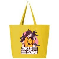 Girls Just Wanna Have Guns Anime 25L Jumbo Tote