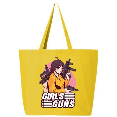 Girls Just Wanna Have Guns Anime 25L Jumbo Tote