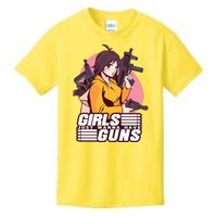 Girls Just Wanna Have Guns Anime Kids T-Shirt