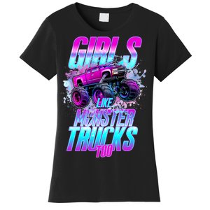 Girls Like Monster Trucks Too Women's T-Shirt