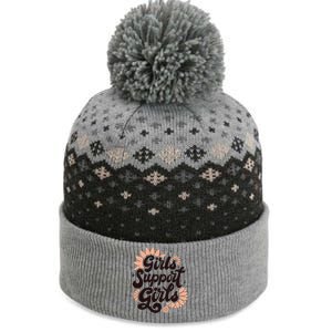 Girls Support Girls The Baniff Cuffed Pom Beanie