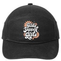 Girls Support Girls 7-Panel Snapback Hat