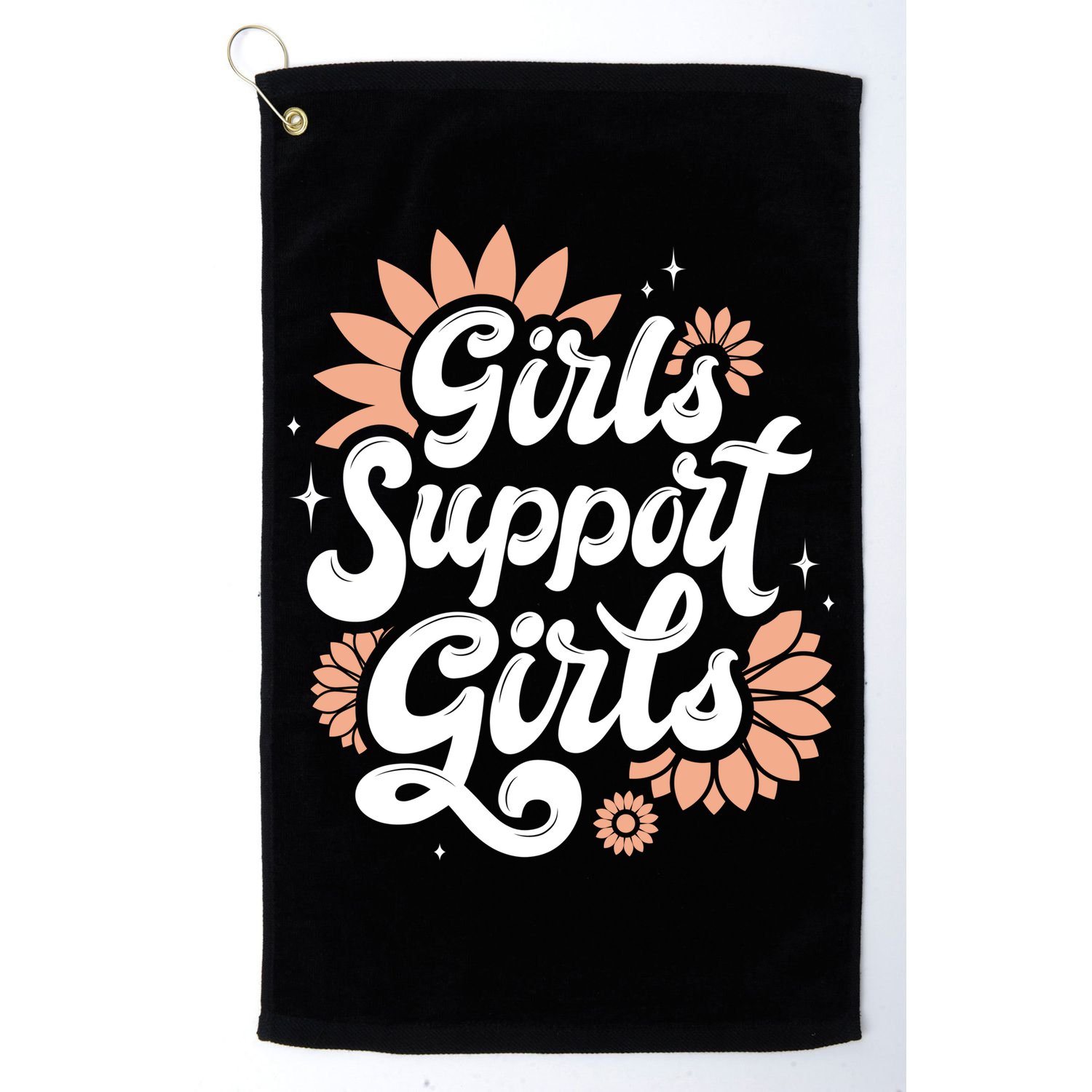 Girls Support Girls Golf Towel