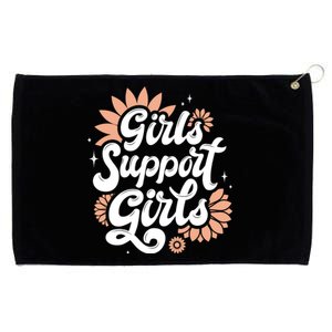 Girls Support Girls Grommeted Golf Towel