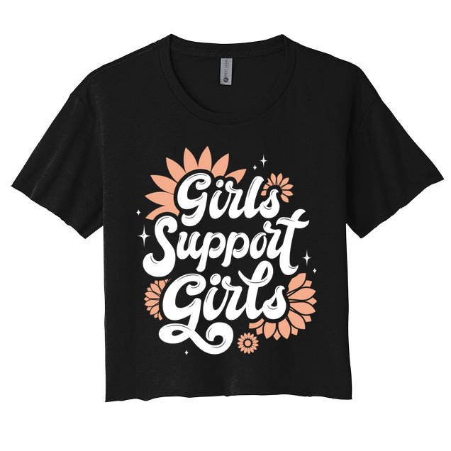 Girls Support Girls Crop Top