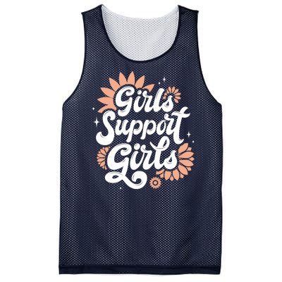 Girls Support Girls Mesh Reversible Basketball Jersey Tank