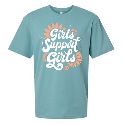 Girls Support Girls Sueded Cloud Jersey T-Shirt