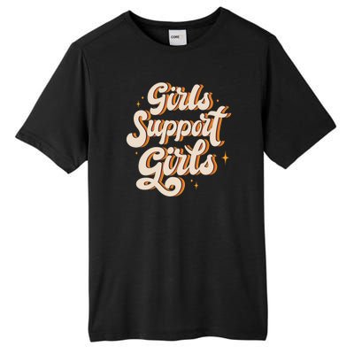 Girls Support Girls Vintage Tall Fusion ChromaSoft Performance T-Shirt