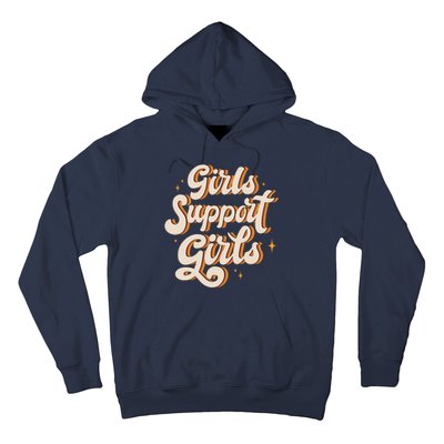 Girls Support Girls Vintage Hoodie