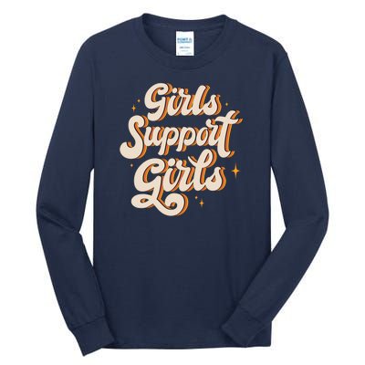 Girls Support Girls Vintage Tall Long Sleeve T-Shirt