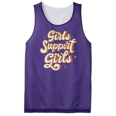 Girls Support Girls Vintage Mesh Reversible Basketball Jersey Tank