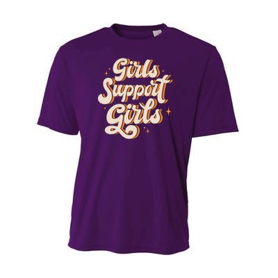 Girls Support Girls Vintage Performance Sprint T-Shirt